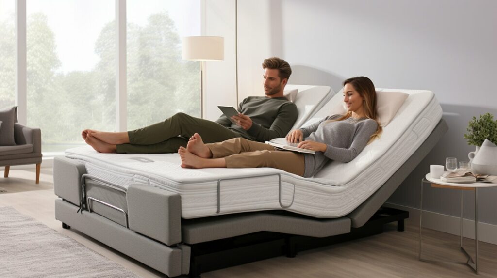 Benefits of adjustable beds for couples: circulation, pain relief, snoring reduction