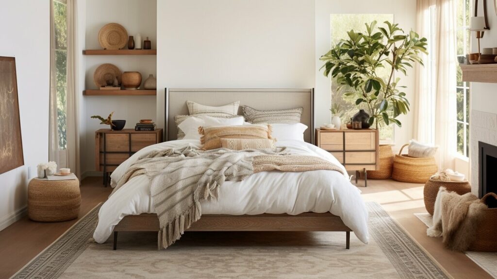 Layering Rugs in the Bedroom