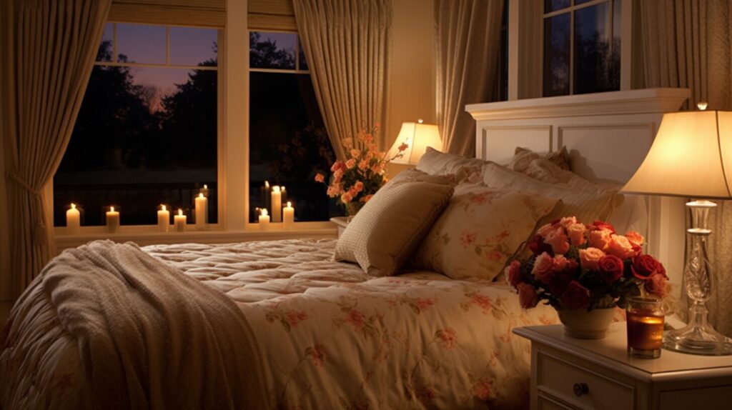 Bedroom Lighting Mood Tips romantic glow with soft lighting