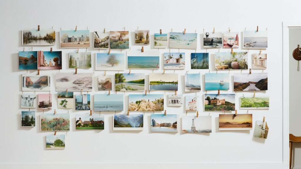 DIY photo collage for wall decor essentials