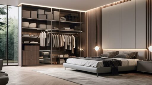 Material options in wardrobe design spectrum