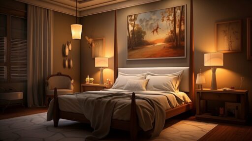 Floor Lamps and Ceiling Fixtures