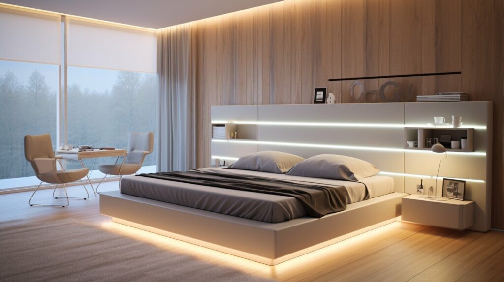 LED strips as overhead lighting alternatives