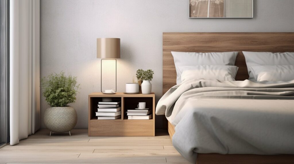 Modern Multi-Functional Nightstands for Small Bedrooms