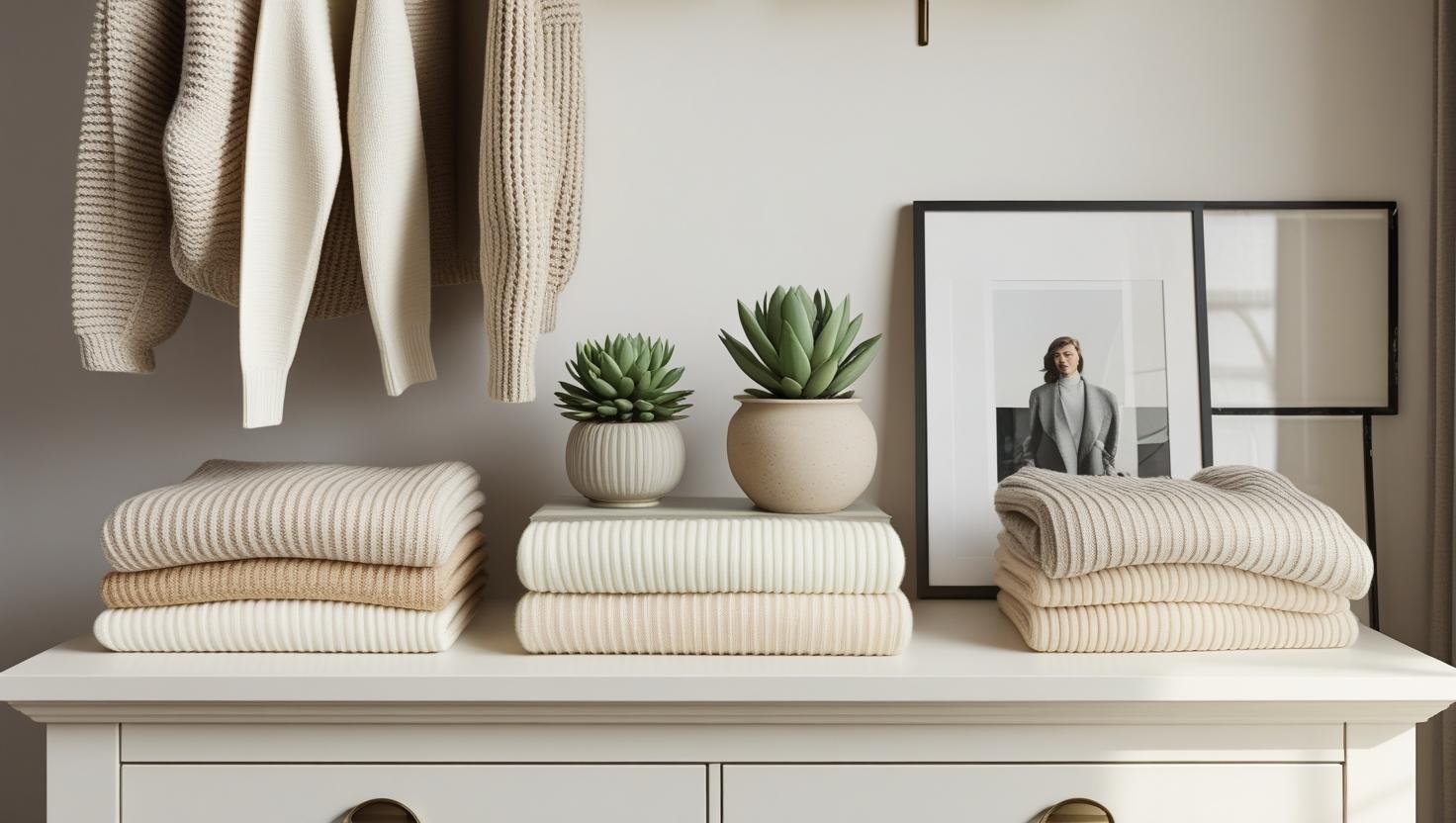 dresser with drawers used for storing off-season clothing – organizing and styling your dresser