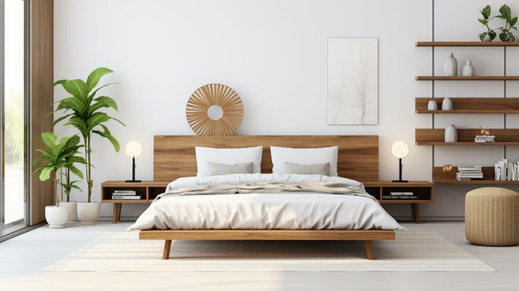 Versatile platform beds blending beauty comfort and storage