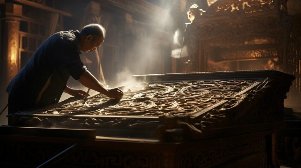traditional Chinese bed manufacturing