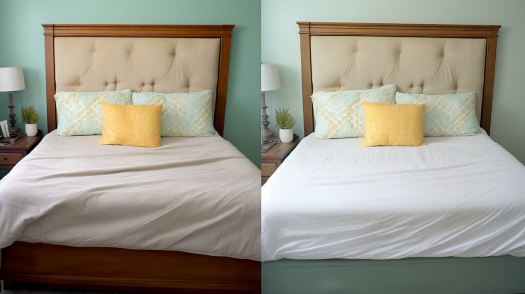 upholstering to refresh your existing bed frame