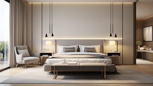 Upholstered furniture paired with iron bed frame queen