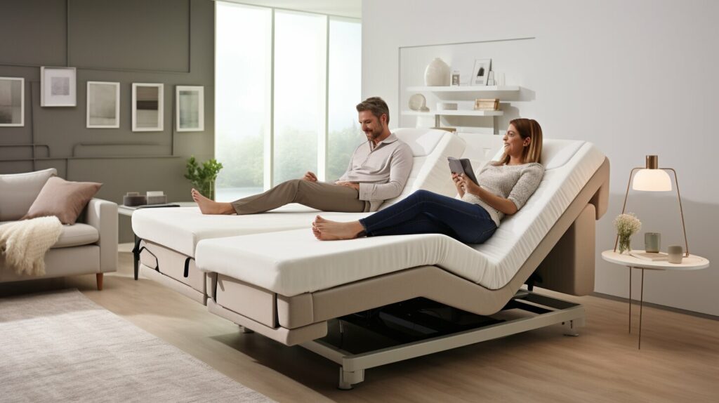 Adjustable beds for couples with medical conditions: arthritis, reflux, mobility