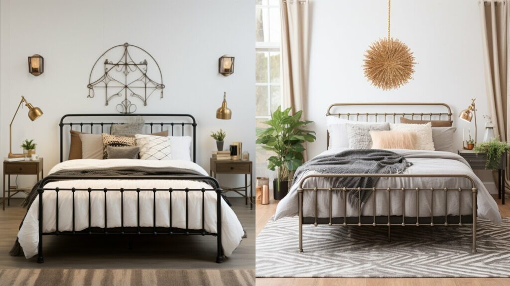 wood vs metal bed frame benefits