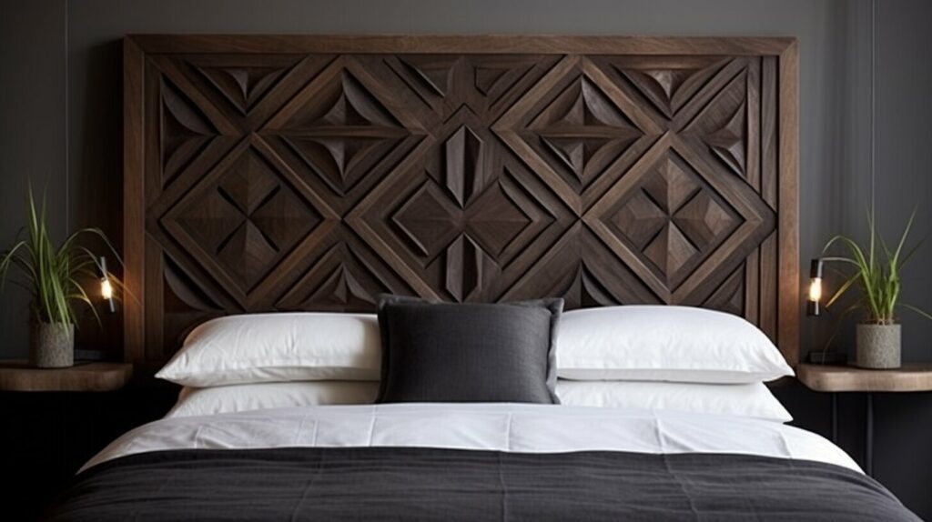 Unique Headboard Designs Unique Headboard Designs with reclaimed wood