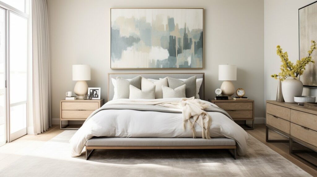 Functional and decorative mirrors reflecting bedroom space with style