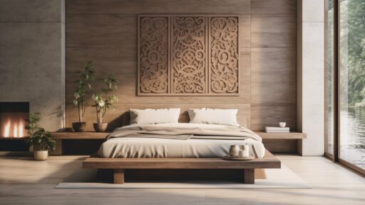 Bed placement using Feng Shui principles