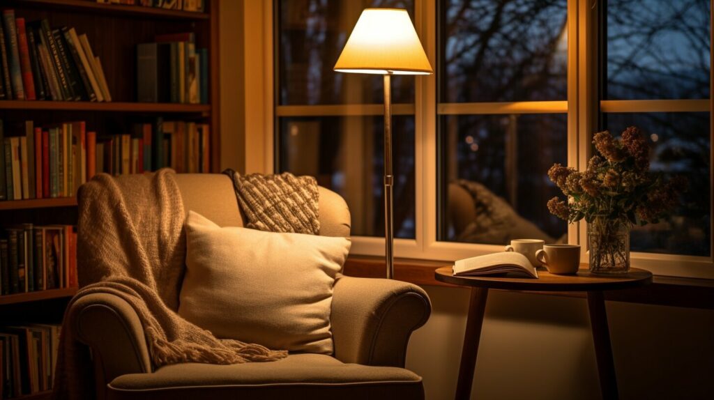 bedside task lighting with floor lamps