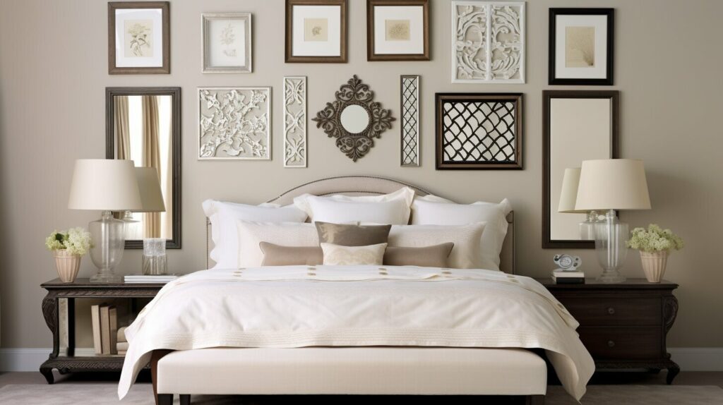 Functional and decorative mirrors with diverse frame styles