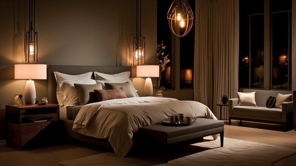 Bedroom Lighting Mood Tips stylish lighting fixtures