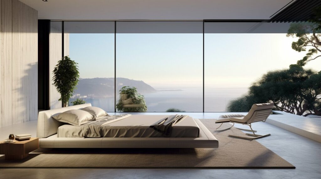 Low-profile platform bed for easy access and modern style