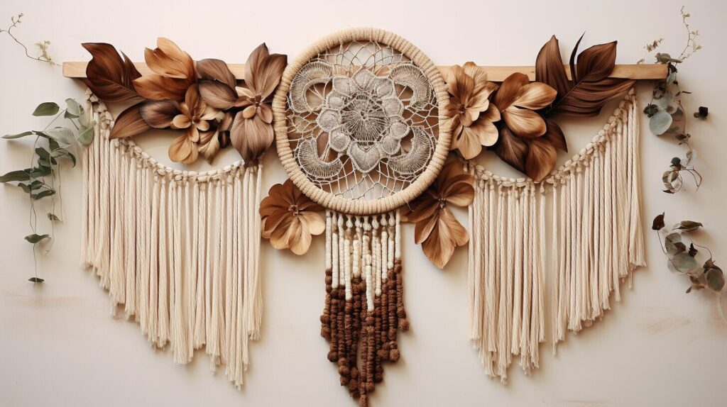 macrame and plants as wall decor essentials