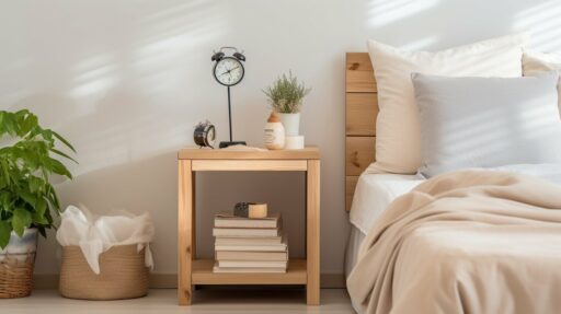 organizing bedside essentials