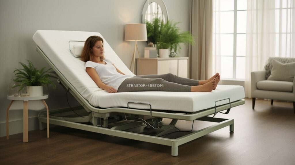 soothing massage on adjustable frames with dual-zone control
