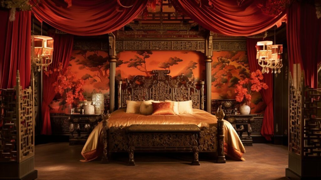 unique Chinese bed designs