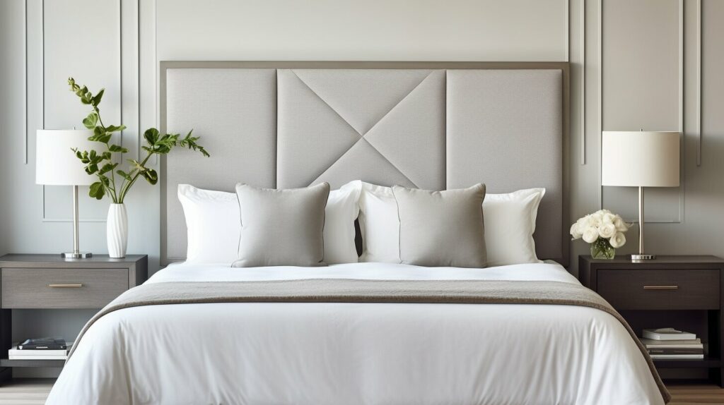 Unique Headboard Designs Unique Headboard Designs with leather strap detail