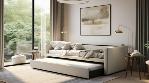 Stylish pull out magic trundle beds with modern design