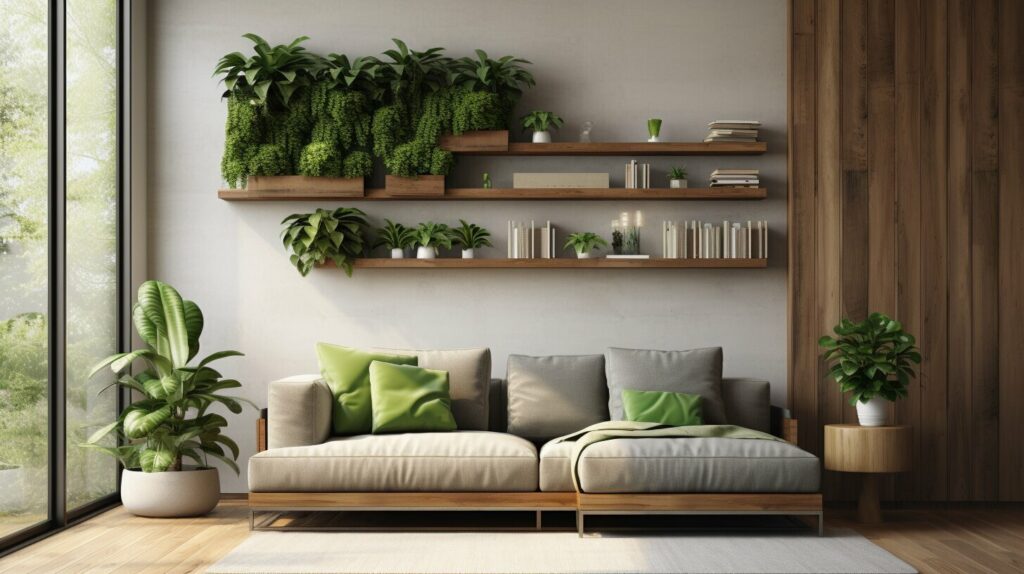 Wall-mounted planters bringing nature into wall decor trends