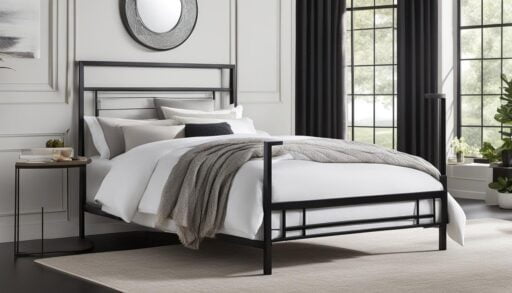 bed frame materials durability style in modern and classic bedrooms