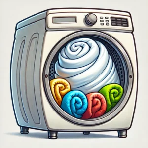 Laundry example — can bedding and towels be washed together