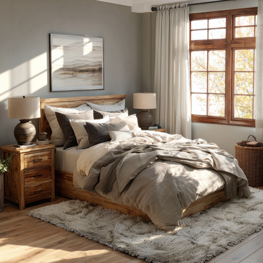 Feng Shui Bedroom Tips - commanding bed position