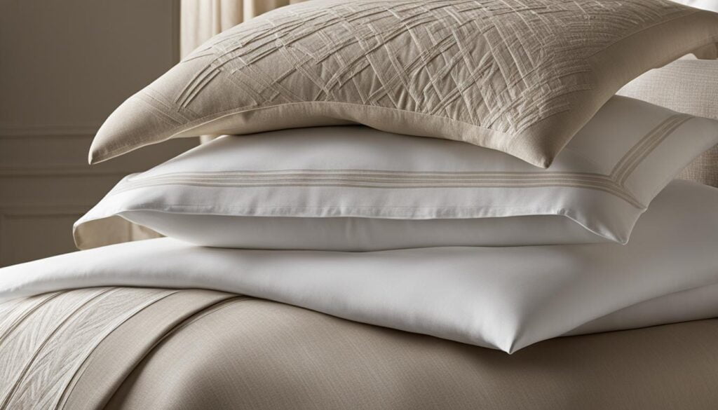 European sham fabric choices