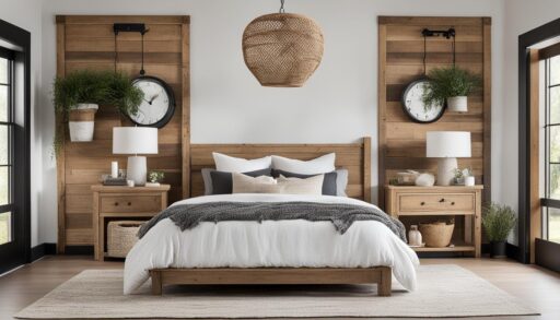 Modern farmhouse bedroom furniture accessories