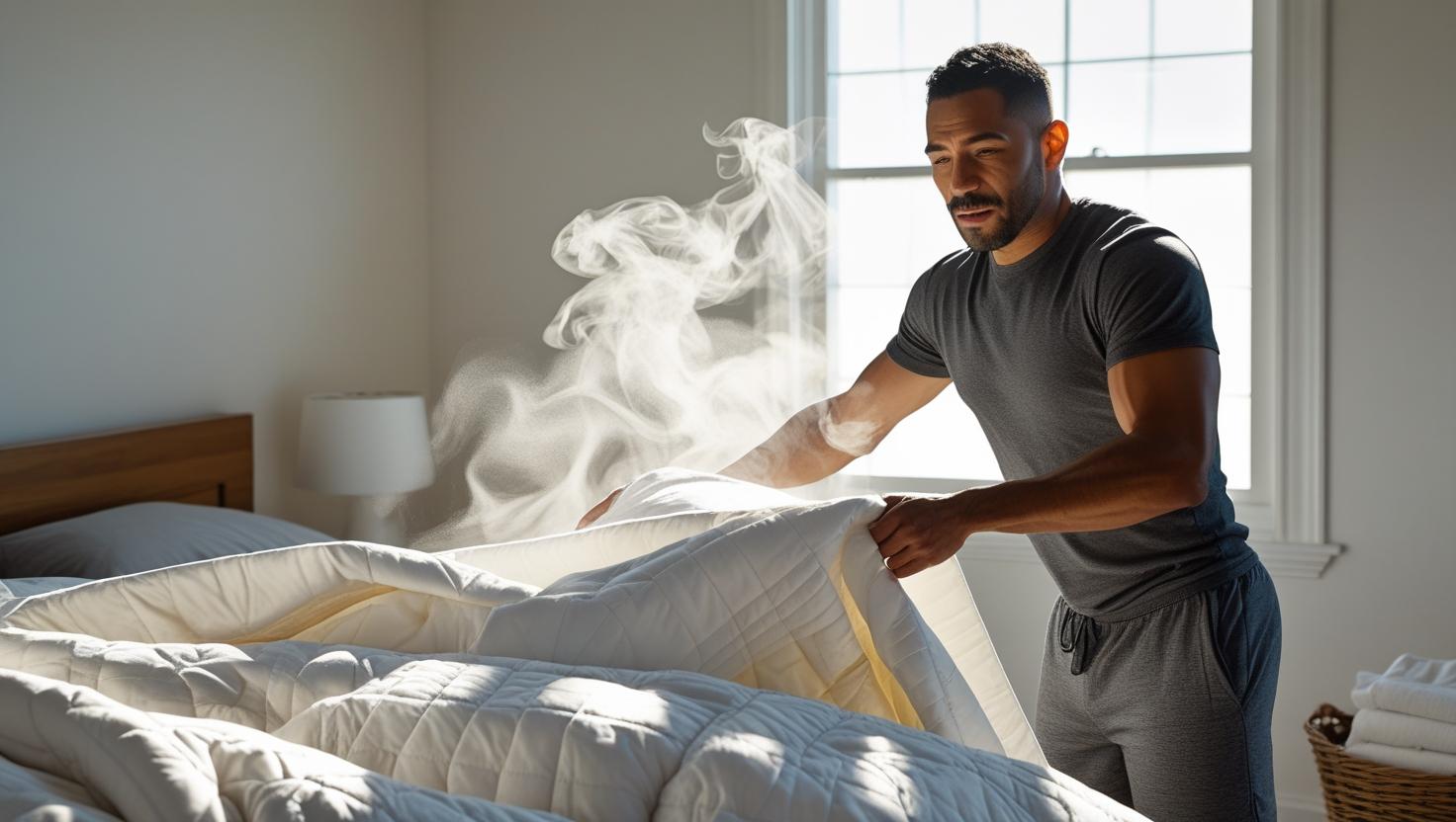Laundry room setup for washing bedding to kill fleas