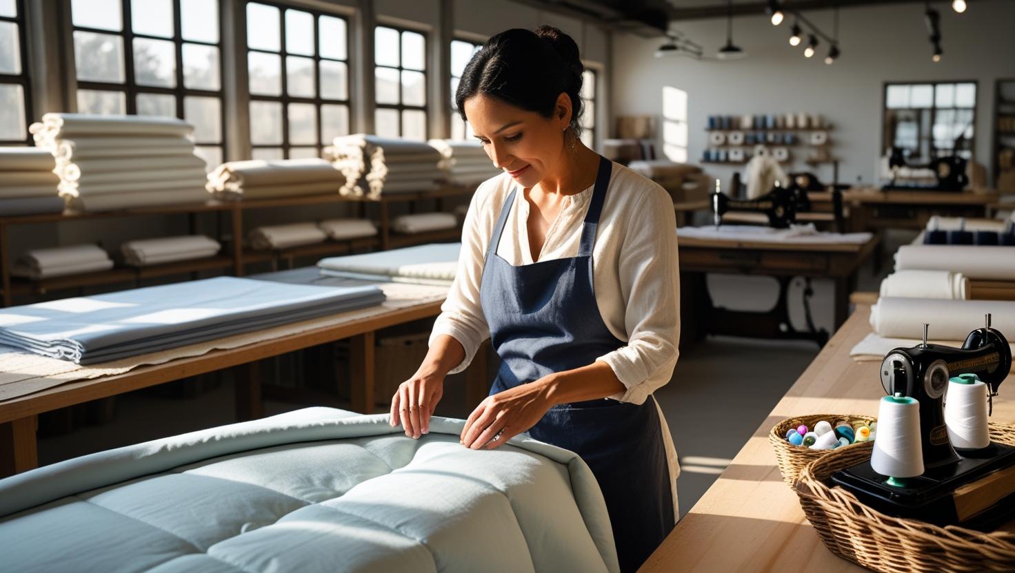 Calendar tips showing best time to buy bedding based on where it’s made