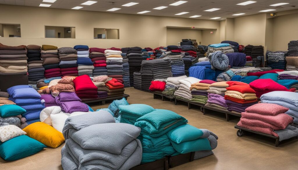 Who takes bedding donations?