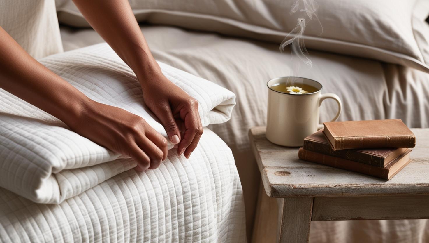 Coverlet bedding lifestyle image