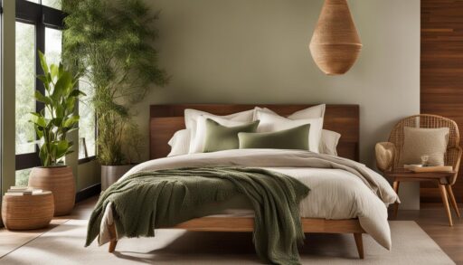 Natural bedding showing the environmental advantages of eco-friendly bedding