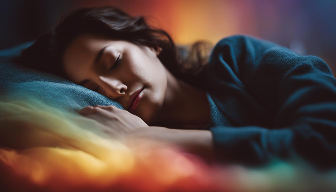 bedroom setup showing ideal sleep temperature range