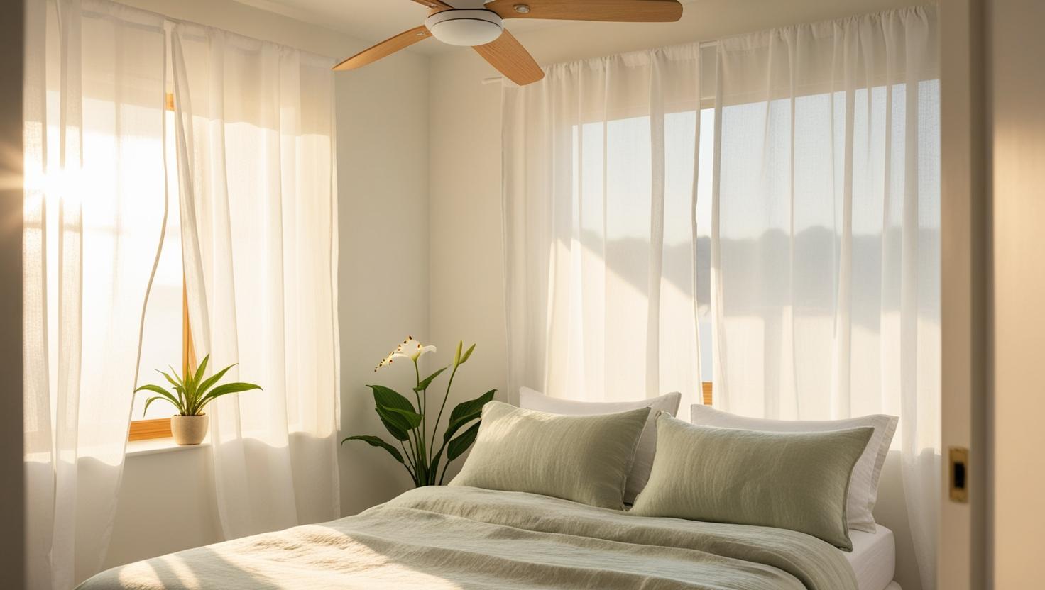 Eco-friendly bedding supporting the best temperature for sleep