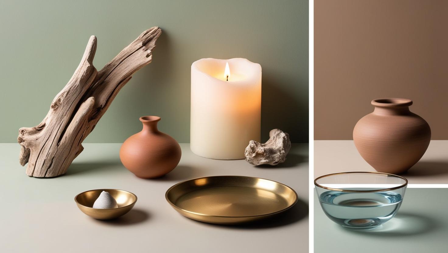 Color schemes following Feng Shui principles