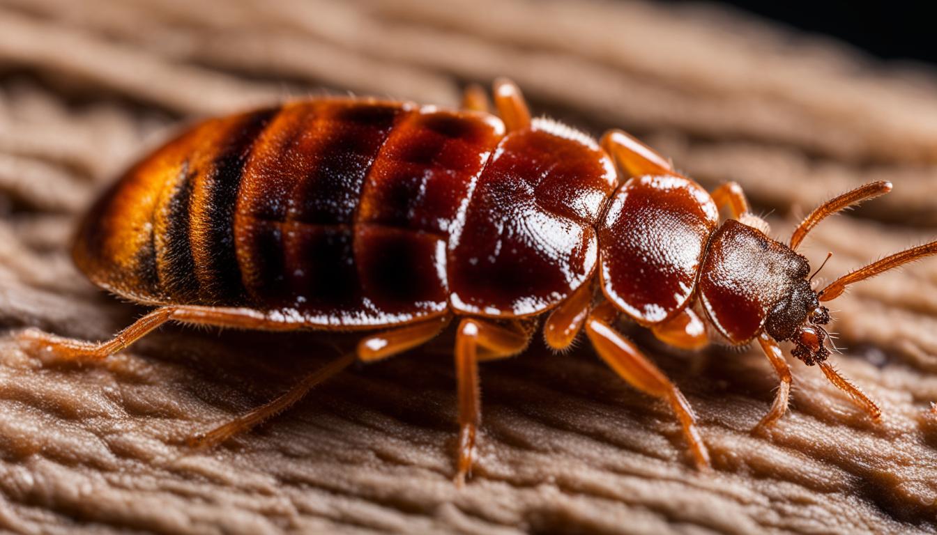A clear close-up shows Bed Bug Prevention and Management in action with a careful seam inspection to spot early signs.
