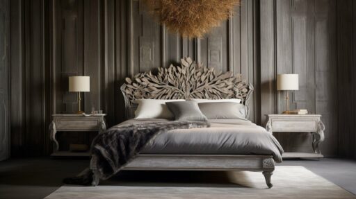 Minimalist style of modern bed frames