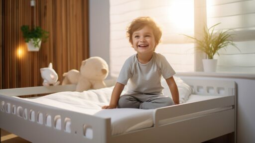 Modern room layouts featuring Evolving Children's Beds