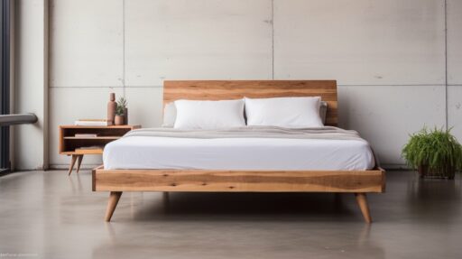 Stylish sustainable bed frame materials