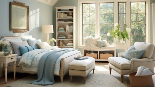 Bedroom chair promoting sleep-friendly habits