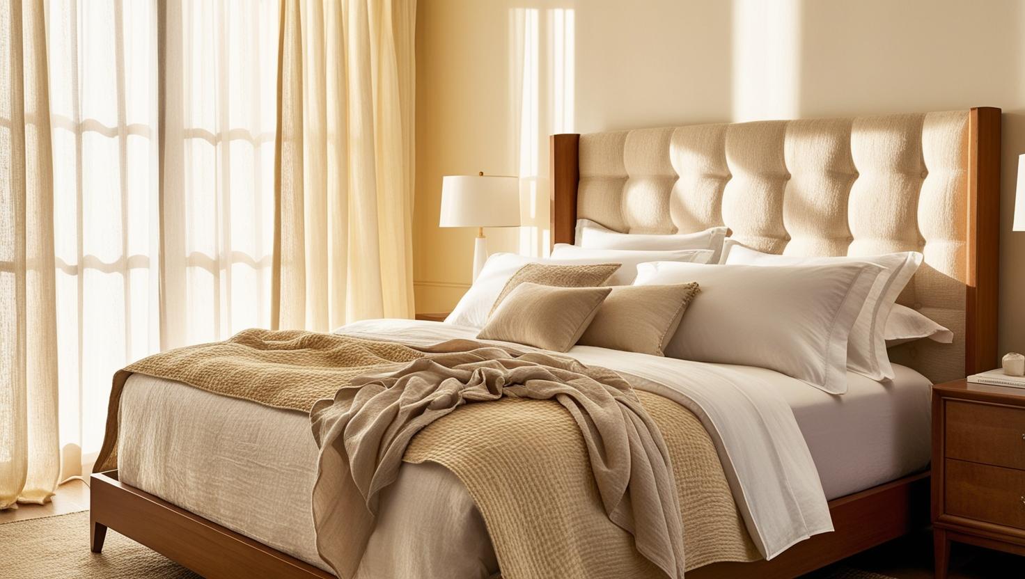 how to layer bedding with cozy throw blanket and pillows