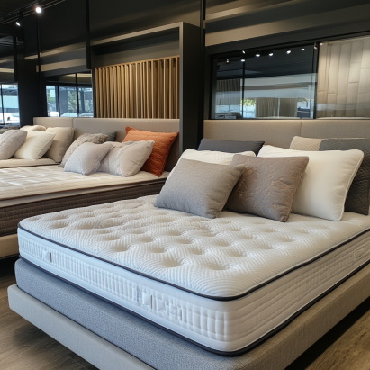 Extra soft mattress showing the lowest mattress firmness levels for side sleepers