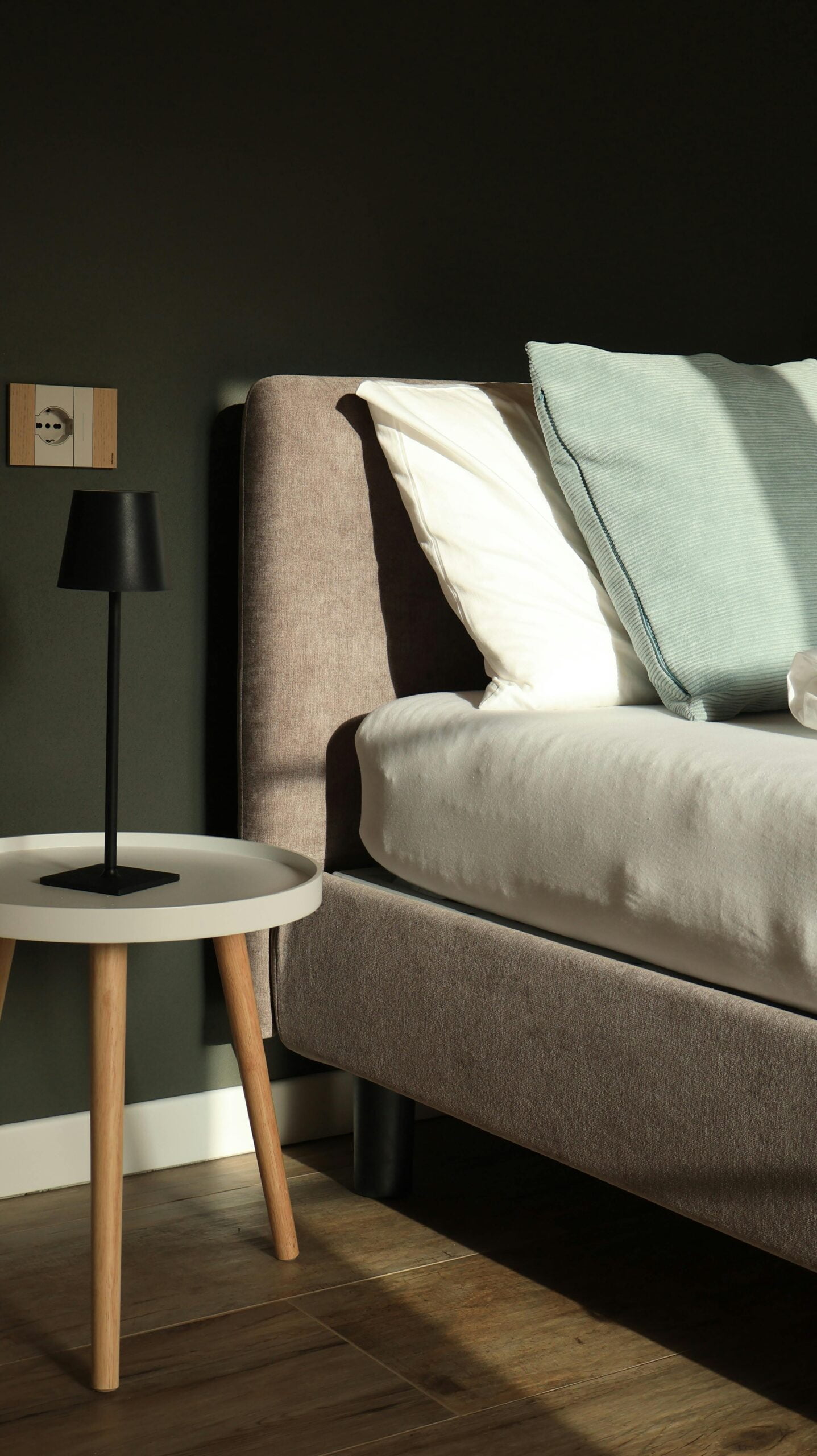 Upholstered Canopy Bed